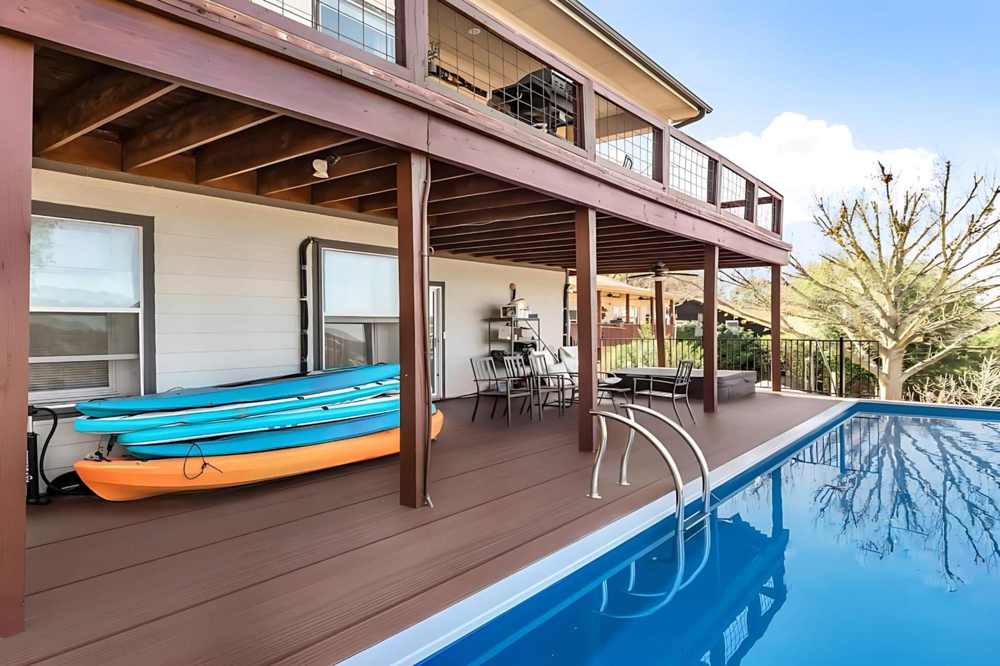 Upstay - Austin Getaway - Pool & Hot Tub & Games Eksteriør bilde